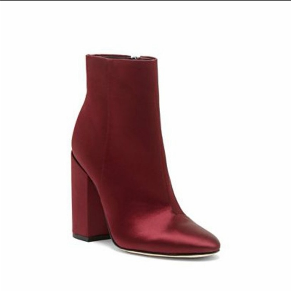 Jessica Simpson Satin Ankle Booties-Winder